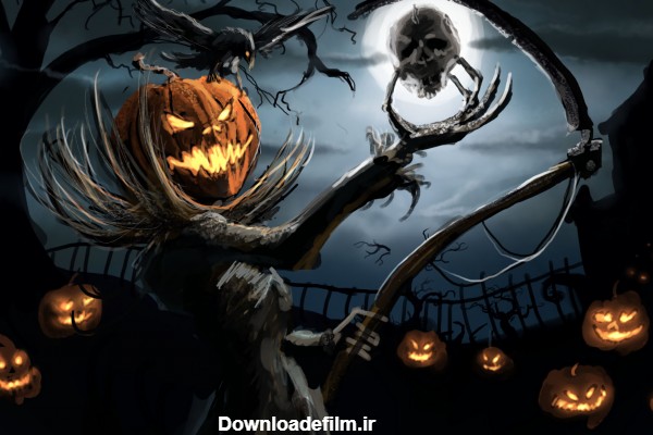 عکس هالووین ترسناک - والپیپر و بک گراند