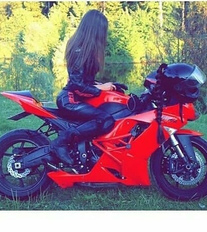 دختر باس عاشق موتور سواری باشه:))))) - عکس ویسگون