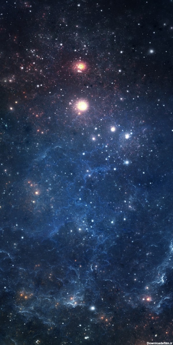 عکس زمینه فضایی سیارات کهکشان پر ستاره زیبا پس زمینه | والپیپر گرام