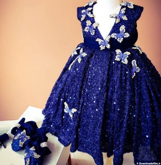 لباس مجلسی کودک دخترانه گوگولی از جدیدترین ژورنالها با رنگ ...