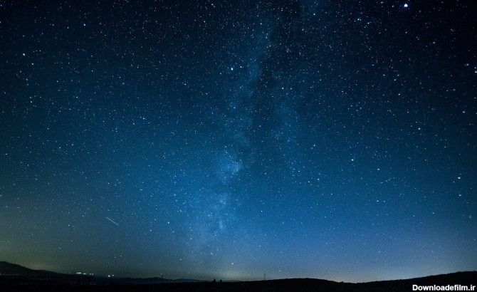 عکس زمینه آسمان کویر در شب پس زمینه | والپیپر گرام