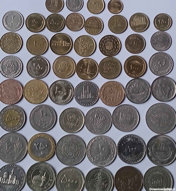 مجموعه کامل سکه های جمهوری اسلامی 51 عدد