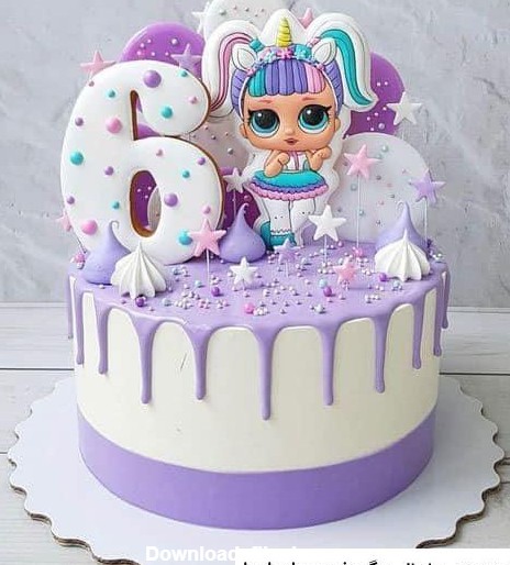 عکس کیک تولد عروسکی