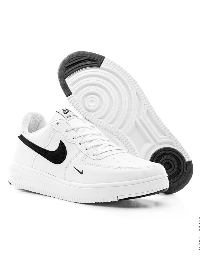 خرید کفش اسپرت چرم مردانه بنددار Nike مدل 33452 | دایان شاپ