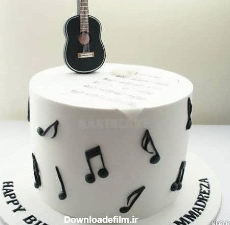 عکس کیک تولد گیتار جدید - عکس نودی