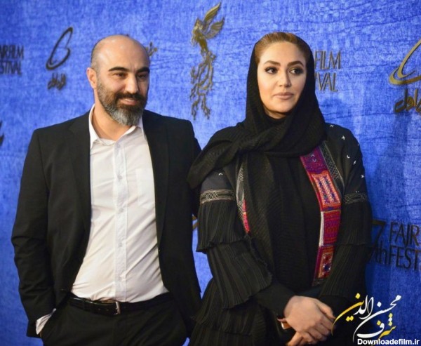 محسن تنابنده و همسرش روی فرش قرمز جشنواره +عکس