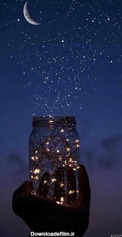 عکس شب پر ستاره برای تصویر زمینه