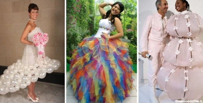 عجیب و غریب‌ترین لباس‌های عروس‌ و داماد در دنیا - روزیاتو