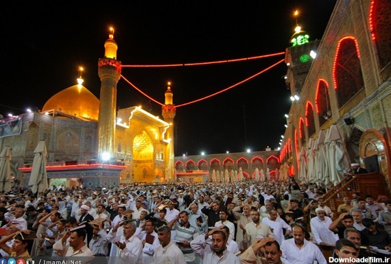 مراسم شب قدر در حرم حضرت علی (عکس)