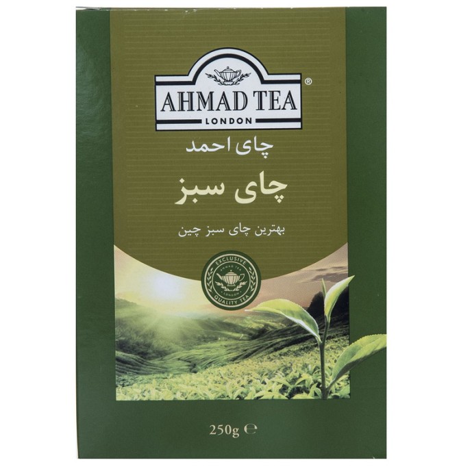 قیمت و خرید چای سبز احمد بسته 250 گرمی