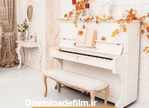 بک گراند وایت روم با پیانو عروس