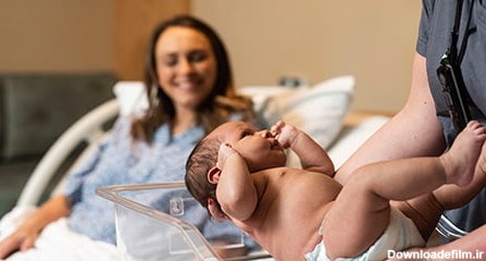 عکس مادر و نوزاد در بیمارستان