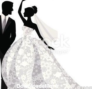 طراحی عکس عروس و داماد