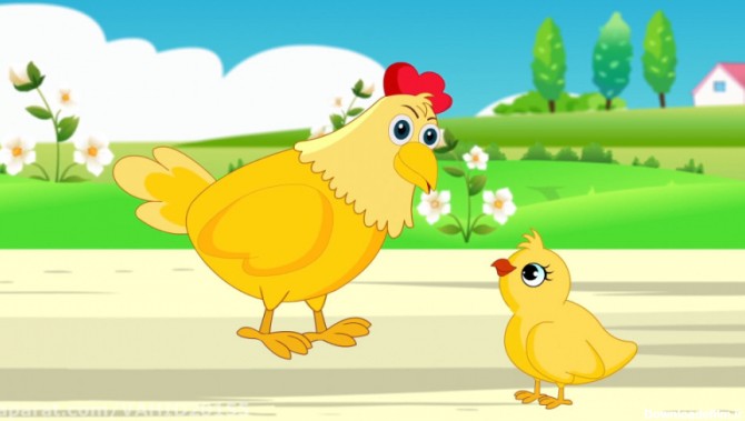 انیمیشن کارتون کودکانه مرغ کوچولو دانا _ داستان یک جوجه