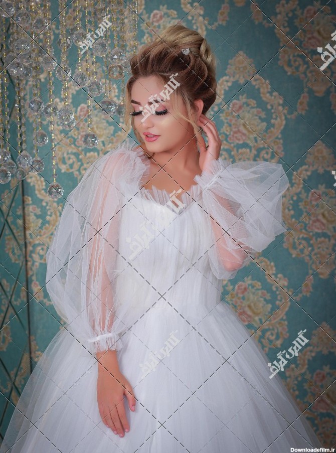 دانلود تصویر آرایش میکاپ عروس زیبا