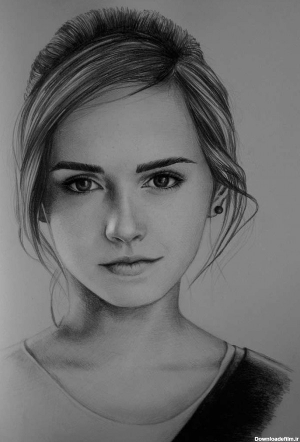 نقاشی چهره دختر