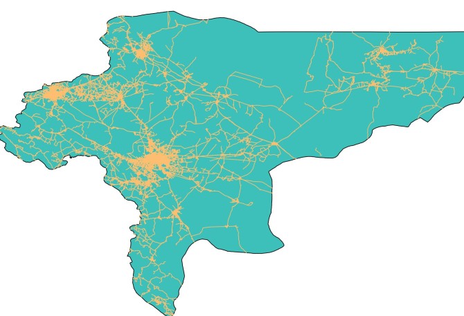 دانلود نقشه شبکه راه های استان اصفهان