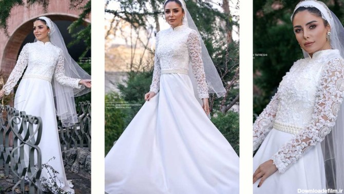 لباس عروس عربی پوشیده