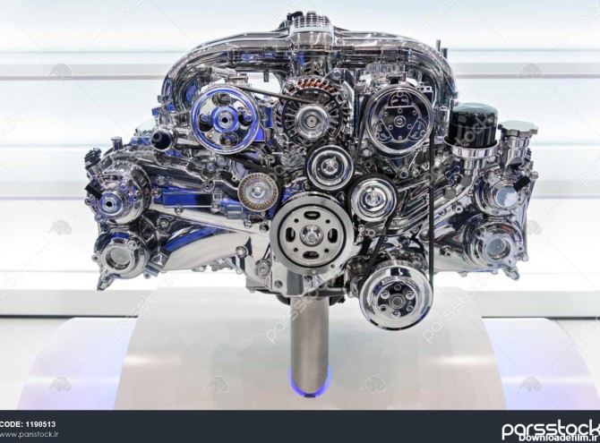 موتور خودرو مفهوم موتور خودرو مدرن در پس زمینه روشن 1190513