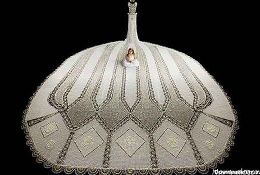 سنگین ترین لباس عروس جهان! + تصاویر