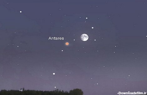 آسمان؛ میزبان مقارنه ماه و ستاره قلب العقرب + تصاویر
