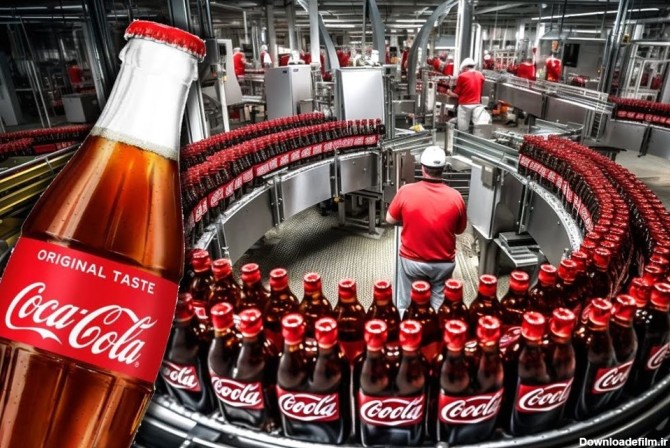 نوشابه کوکاکولا چگونه در کارخانه تولید می شود؟ (فیلم) | عصر ترکیه