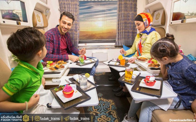 همه چیز درباره قطار ۵ ستاره فدک، لوکس‌ترین قطار ایرانی + عکس قطار ...