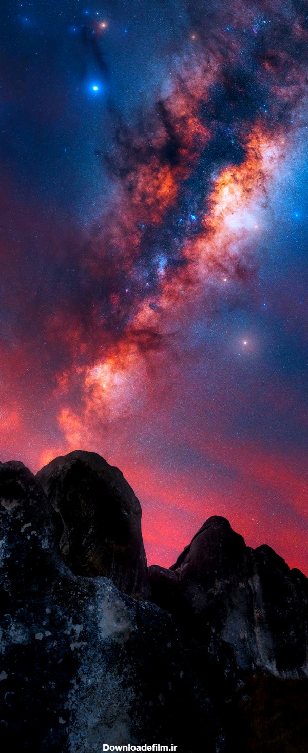 پس زمینه کهکشان 4K - مجله نورگرام