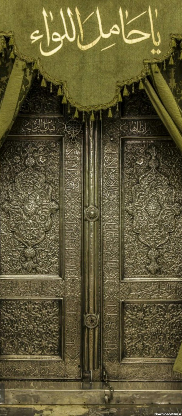 تصویری از درب داخل حرم حضرت عباس علیه السلام - عکس ویسگون