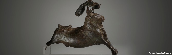 مجسمه یونانی مراسم پرش از روی گاو خشمگین