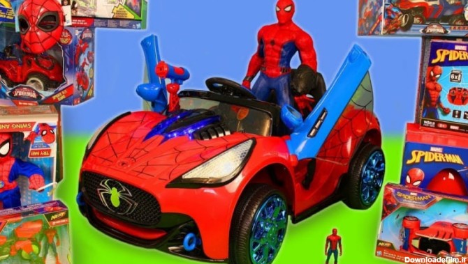 انیمیشن کودکانه ماشین ها _ با داستان ماشین بازی مرد عنکبوتی