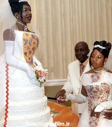 عکس خنده دار لباس عروس