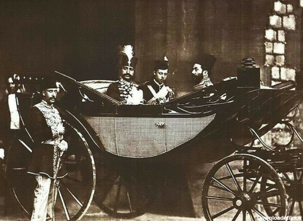 عکسی تاریخی از اولین سفر ناصرالدین شاه قاجار به اروپا