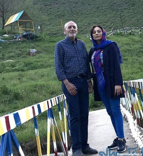 یکتا ناصر و پدرش | تصویری از یکتا ناصر بازیگر ایرانی درکنار پدرش