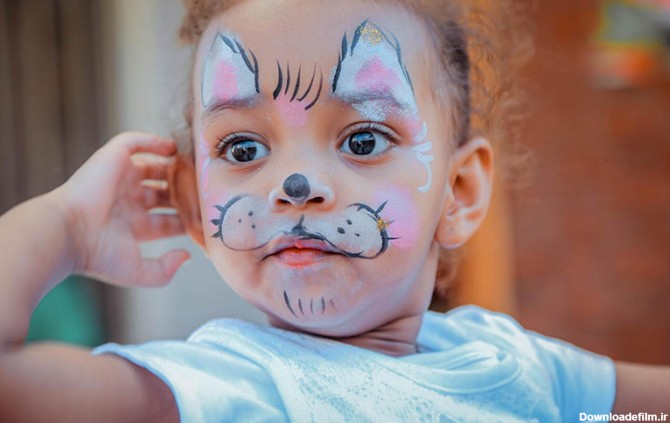۷ طرح فوق العاده جذاب برای نقاشی روی صورت کودک