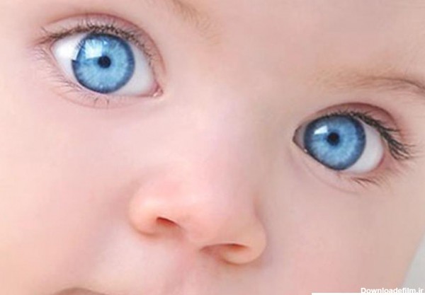 عکس بچه چشم رنگی برای پروفایل