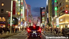 چهارده (14) دقیقه رانندگی در شهر توکیو ژاپن | (خیابان‌های جهان 324)