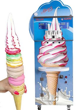 دستگاه بستنی ساز قیفی لبه رنگیه| دستگاه قیفی لبه رنگیه ...