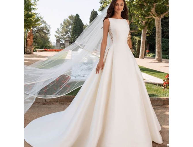 25 مدل لباس عروس پوشیده طراحی 1402 - مجله مدیسه