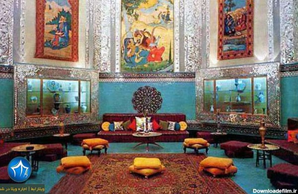 عکس از داخل کاخ صفی آباد بهشهر صفی اباد نمای داخلی