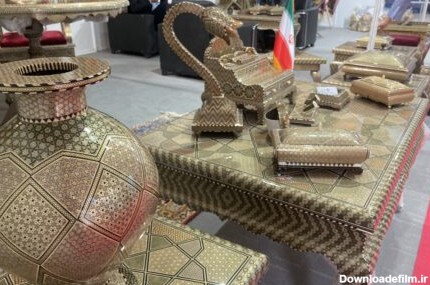 عجایب صادراتی ایران در نمایشگاه اکسپو | از میز خاتم با استخوان شتر تا ملامین های مادربزرگی