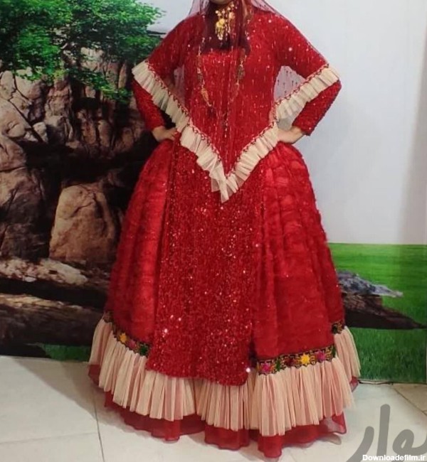 لباس محلی ترکی قشقایی و لری مدل افسون قرمز|لباس|شیراز, دانشگاه شهید باهنر|دیوار