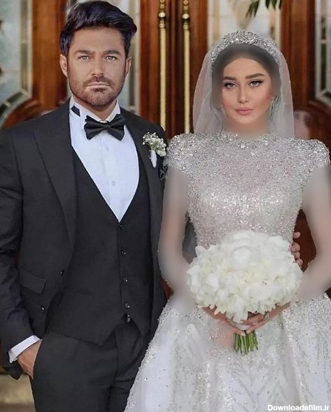 عکس عروسی محمد رضا گلزار و همسرش