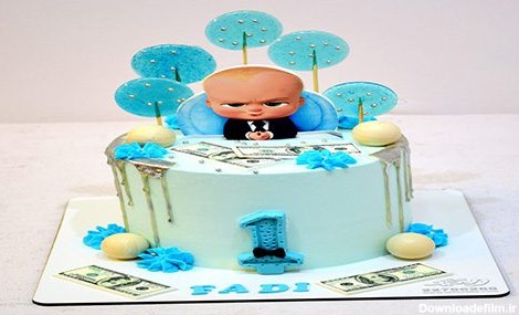 برگزاری تولد با تم بچه رئیس | کیک تم بچه رئیس | بادکنک آرایی ...