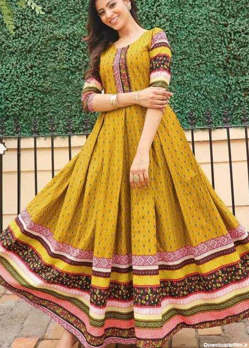 مدل لباس هندی تابستانی دخترانه و زنانه + مدل پیراهن ساری بلند