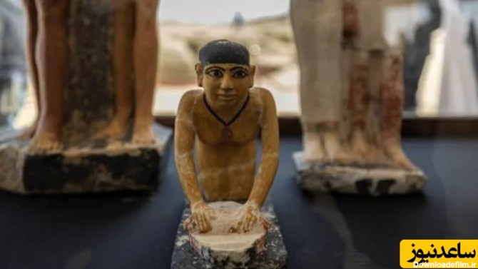کشف مومیایی 4300‌ساله پوشانده‌ شده با طلا از یک چاه عمیق به همراه ...
