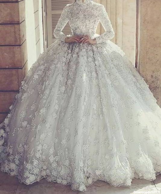 زیباترین لباس عروس پوشیده