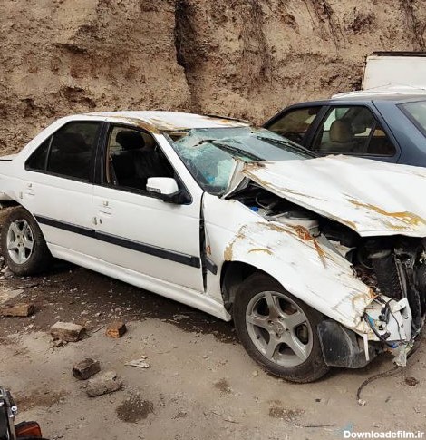 عکس ماشین سنگین تصادفی ایران