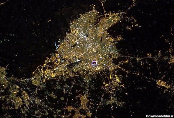 یک حلقه درخشان آبی در تهران در جدیدترین تصاویر ناسا از زمین (+عکس)