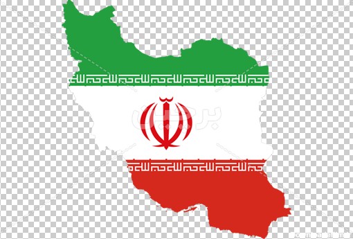 عکس پرچم ایران روی نقشه کشور ایران با ابعاد بزرگ چاپی ...